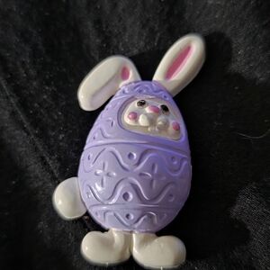 AVON 1980s Purple Egg Easter Bunny